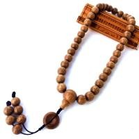 ราคา Authentic natural solid wood six door hand held Buddha beads rosary 108 old material Buddha beads rosary log bracelets sunken wood (21034493520)