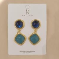 ราคา ต่างหูเข็มเงินโบราณชุดเพชรต่างหูมุกสไตล์ศาลวินเทจต่างหูเม็ดกลมแฟชั่น (18594110164)