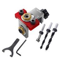 ราคา 3 In 1 Doweling Jig งานไม้ Pocket เจาะ Locator Jig 8 10 15มม เจาะบิตเฟอร์นิเจอร์เชื่อมต่องานไม้เครื่องมือ (15941376403)