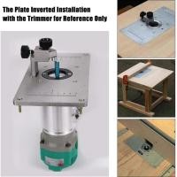 ราคา Aluminium Milling Plate Bench for tupia Router Table Insert Plate Table for Woodworking Laminate Router Milling Trimming Machine (11716406038)