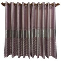 ราคา ผ้าม่านหน้าต่าง ผ้าม่านประตู เจาะห่วงตาไก่สำเร็จรูป ทูโทนปั๊มลาย (18529258608)