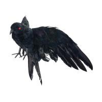 ราคา Boyroom 2023อีกาฮาโลวีนใหม่อีกาปลอมสีดำบินอุปกรณ์ตกแต่งสวนเหยื่อล่อรูปอีกาโปรดปรานของบุคคล (19854732085)