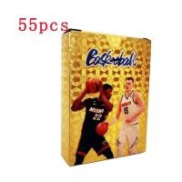 ราคา 55ชิ้นบัตรบอลซูเปอร์สตาร์สีทองสตาร์รุ่นลิมิเต็ดลายเซ็นชุดซื้อขายบาสเก็ตบอลเล่นการ์ดของขวัญแฟนๆของเด็กบัตรแพ็คของขวัญ (21358749723)