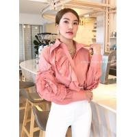 ราคา เสื้อ ROSE CHOLTIDA เสื้อเชิ้ตแขนกุหลาบ เนื้อผ้าJAPAN SILK ผ้าเนื้อดีมาก (17331238682)