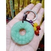 ราคา ManeeNopparut มณีณพรัช พวงกุญแจมงคล หยกปี่เซี๊ยะคู่ เสริมดวง รุ่น CK015 (934726581)