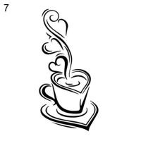 ราคา กาแฟสติ๊กเกอร์ติดผนังสำหรับห้องครัวสติ๊กเกอร์ตกแต่งไวนิลสติ๊กเกอร์ติดผนัง DIY สติกเกอร์ตกแต่งบ้านห้องรับประทานอาหารร้านบาร์ (17271203763)