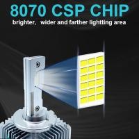 ราคา D3S D2R LED ไฟหน้า HID D2S D4S D5S D1S D3R รถหลอดไฟ Turbo LED Canbus 35000LM CSP ชิป6000K สีขาว90W Plug Pla (19905845711)