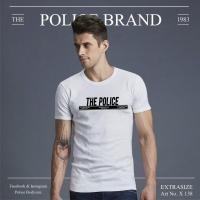 ราคา เสื้อยืดคอกลมPolice Extrasize เสื้อยืดคอกลม ทรง Slim fit พอดีตัว สีขาวดำเทา ใส่ได้ทั้งผุ้ชาย ผู้หญิง รหัส X137X138 S 5XL (19198379674)