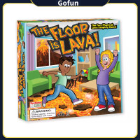 ราคา The Floor is Lava 27 Cards board game บอร์ดเกม For Family Party Game (21383641864)