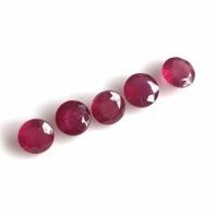 ราคา พลอยทับทิมธรรมชาติทรงกลม 5 มม Natural Ruby 5mm round shape gemstone (18856914189)