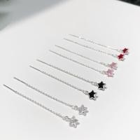 ราคา annita silver drop star long chain silver earring silver925 ต่างหูโซ่เงินแท้ ต่างหูเงินแท้ 925 ต่างหูcz ต่างหูโซ่ พร้อมส่ง (12628519505)