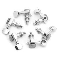 ราคา 6pcs 6R Inline Guitar Locking Tuners Electric Acoustic Guitar Machine Heads Tuners Metal Lock SilverGoldGuitar Tuning Pegs (11728922005)