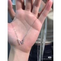 ราคา 925 Sterling Silver Sweet Butterfly Flower Necklace For Women 2023 New Hot Style Simple Light Luxury Niche Design Clavicle Chain OCT (20629990092)