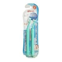 ราคา แปรงสีฟันเด็กพีเจ้น แบบโค้ง แบบแหลมเฉพาะจุด pigeon Overall and point polishing set for finishing 12เดือน (21186813748)