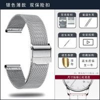 ราคา Steel strap Milanese stainless steel metal men and women original dw watch strap ck thin stainless steel bracelet (20325049048)