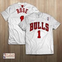 ราคา NOV 2022 New Original เสื้อยืด พิมพ์ลาย Nba Classic Edition Chicago Bulls Basketball No 1 Derrick Rose (16909805070)