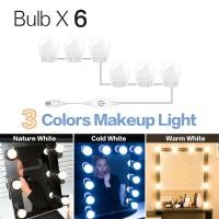 ราคา 3 Colors USB Mirror Lamp Makeup Vanity Light Bulb DC5V Dimmable LED Wall Lamp Dressing Table Cosmetic Bulbs Bathroom Lighting (20110191345)