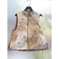 ราคา เสื้อตัวในฤดูร้อนแบบใหม่ปี2023เสื้อท่อนบนเสื้อคลุมฤดูใบไม้ผลิและฤดูใบไม้ร่วงเสื้อกั๊กแขนกุดชุดผู้หญิงเสื้อกั๊กสไตล์จีนแบบใหม่สไตล์จีน (19819267027)