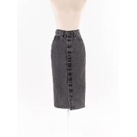 ราคา THE DUDE กระโปรงยีนส์ กระดุมหน้า ป้ายแบรนด์ระบุไซส์ EUR M Preloved (20664133080)