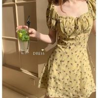 ราคา Korean style floral short sleeve dress (16494257702)
