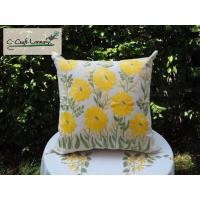 ราคา หมอนอิงผ้าฝ้ายปักลายโมเดิร์น หมอนโซฟา หมอนอิงขนาด หมอนอิงปักมือ หมอนอิงล้านนา 16x16 (11487582336)