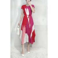 ราคา Pleatbynisa P2035 เดรสอัดพลีท ลายกราฟฟิกสีสันสดใส ฟรีไซส์ s xxl มาพร้อมเชือกผูกเอว แขนสั้น เนื้อผ้าคุณภาพ polyester100 (21347371136)