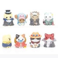 ราคา IJVBTV ของเล่นเพื่อการสะสม 8ชิ้น เซ็ต คอลเลกชัน พีวีซี ของเล่นรูป Portgas D Ace ทราฟัลการ์ แมว cos ตัวเลข มังกี้ดีลูฟี่ ตัวเลขการกระทำ ของเล่นโมเดล (19487435443)