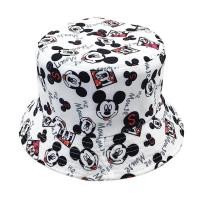 ราคา หมวกแฟชั่นสำหรับกลางแจ้งTopi Bucket ลายมิกกี้เมาส์สำหรับทุกเพศหมวกชายหาดสองหมวกมีกระบัง (20730773621)