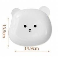 ราคา HaloDay ถาดใส่ขนม จานใส่ขนม จานเด็ก จานหมี ถาดหมี จานพลาสติก จานอเนกประสงค์ ลายการ์ตูน (16181287889)