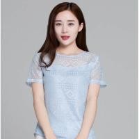 ราคา เสื้อแขนสั้นลูกไม้ เสื้อแฟชั่นสำหรับสตรี (16427276461)