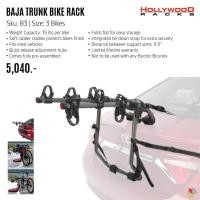 ราคา ผ่อน 0 แร็ค บรรทุกจักรยาน HOLLYWOOD BAJA TRUNK BIKE RACK สำหรับติดรถเก๋งที่มีกระโปรงท้าย และมีสปอย์เลอร์ (7098590706)