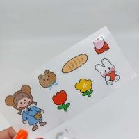 ราคา สติกเกอร์ ลายการ์ตูน น่ารัก ตกแต่ง DIY ราคา 1 แผ่น สติ๊กเกอร์การ์ตูนน่ารัก สติกเกอร์ไดคัท สติ๊กเกอร์ไดคัท (10729666199)
