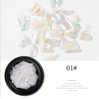 ราคา เปลือกหอยแต่งเล็บ เปลือกหอย ตกแต่งเล็บ เปลือกหอยแต่งเล็บ 3 สี แบบบาง ติดง่าย (5167540808)