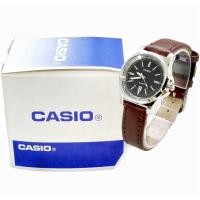 ราคา นาฬิกาข้อมือcasio สายหนังสีน้ำตาล ดำ มีวันที่ นาฬิกาcasioผู้หญิงและผู้ชาย นาฬิกาคู่รัก คาสิโอ้สายหนัง RC640 (17754121887)