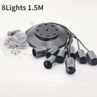 ราคา โคมไฟระย้าแมงมุมแบบ3 6 8 10หัวแบบ DIY โคมไฟแขวนตกแต่งบ้านโคมไฟเพดานแนวอุตสาหกรรมวินเทจ (21358214915)