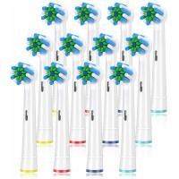 ราคา หัวแปรงสำหรับเปลี่ยน12ชิ้นสำหรับปาก Braun B เข้ากันได้กับ Pro1000 Oral B 2000 3000 แปรงสีฟันไฟฟ้าอัจฉริยะและอัจฉริยะ (21357083630)
