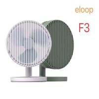ราคา Eloop F3 พัดลมพกพา ใช้นาน 20 ชม ชาร์จแบตได้ USB Rechargeable Portable FAN แรง 3 ระดับ (21010387682)