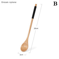 ราคา Dream nylone ช้อนชาไม้ช้อนชายาวช้อนกาแฟช้อนชาขนาดเล็กช้อนไม้น้ำผึ้งขนม (20054713312)