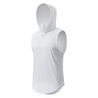 ราคา Nuoyi เสื้อกล้ามบาสเกตบอลกีฬาฤดูร้อนสีทึบหลวมแขนกุดเสื้อตาข่ายระบายอากาศแขนกุดมีหมวกสำหรับผู้ชายแฟชั่น (19966490096)