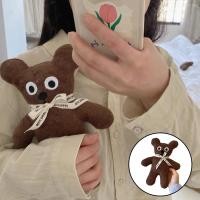 ราคา ตุ๊กตาหมีผ้ากำมะหยี่ของเล่นตกแต่งบ้านตุ๊กตาเด็กหญิงเด็กชายบิสกิตแบบผูกเชือกผูกโบว์ของเล่นสำหรับเด็กแบเบาะสำหรับเด็กทารก (20607975055)