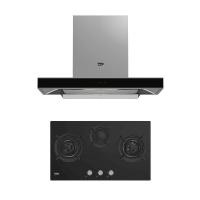 ราคา BEKO ชุดครัว เครื่องดูดควัน HCB93241 x เตาแก๊ส HIEW73242SOB (21375724153)