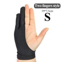 ราคา ถุงมือป้องกันการเสียดสีบริเวณที่เขียนแบบสองนิ้ว รูปแบบรูปทรงสำหรับกราฟิก โต๊ะ การวาดภาพใดๆทั้งสำหรับถุงมือวาดรูปมือซ้ายและขวาฟรีไซส์ (20431782108)