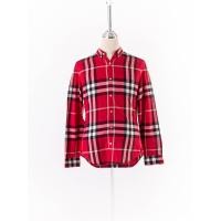 ราคา BURBERRY เสื้อเชิ้ตแขนยาวพิมพ์ลายตารางกระดุมหน้า Preloved (20613723304)