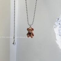 ราคา สร้อยคอจี้รูปหมีสำหรับผู้หญิงจี้รูปหมีน่ารักจี้รูปสัตว์ของขวัญสำหรับสร้อยคออัลลอยสร้อยคล้องคอ (14453950649)