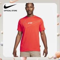 ราคา Nike Mens LBR Big Swoosh Tee Picanted Red (21300682724)