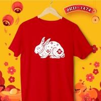ราคา เสื้อตรุษจีน เสื้อยืดคอกลม รหัส 1474 1533 1612 เสื้อครอบครัวตรุษจีนสีแดง (17377366081)