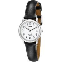 ราคา Timex Womens Indiglo Easy Reader Quartz Analog Leather Strap Watch with Date Feature (10711448126)