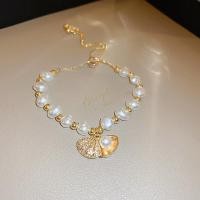 ราคา เซอร์คอนเปลือกหอยมุกผู้หญิงสร้อยข้อมือปรับได้ (21364065602)