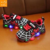 ราคา รองเท้าผ้าใบเด็ก มีไฟกระพริบ LED รองเท้าพละ รองเท้าวิ่ง รองเท้าเด็ก (12099455320)