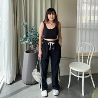 ราคา XOXO PANTS I กางเกงวอร์มขายาวผ้าลูกฟูกสไตล์เกาหลี (19961563505)